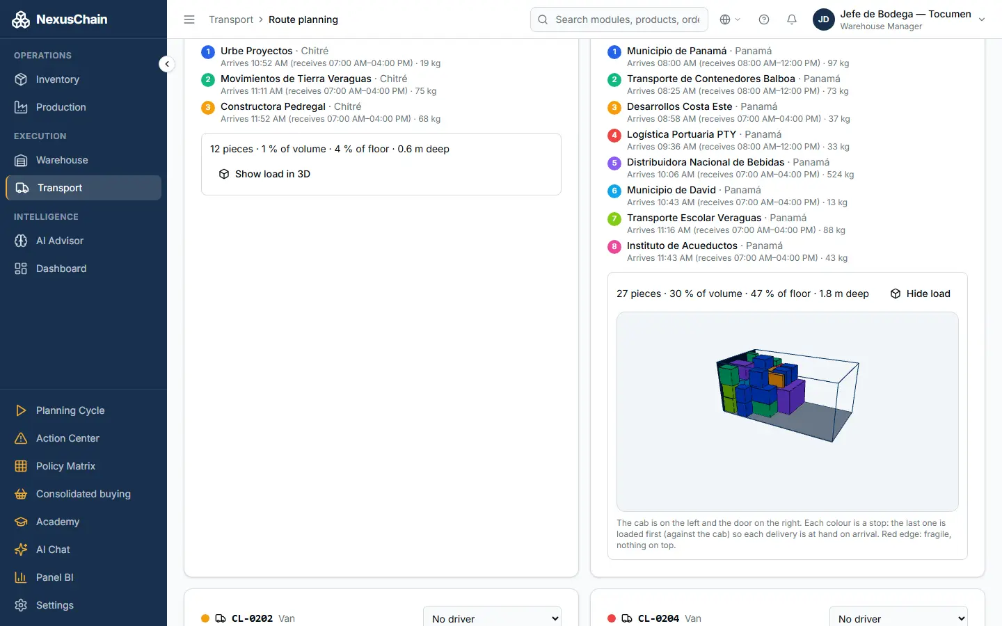 Screenshot: Loading in 3D